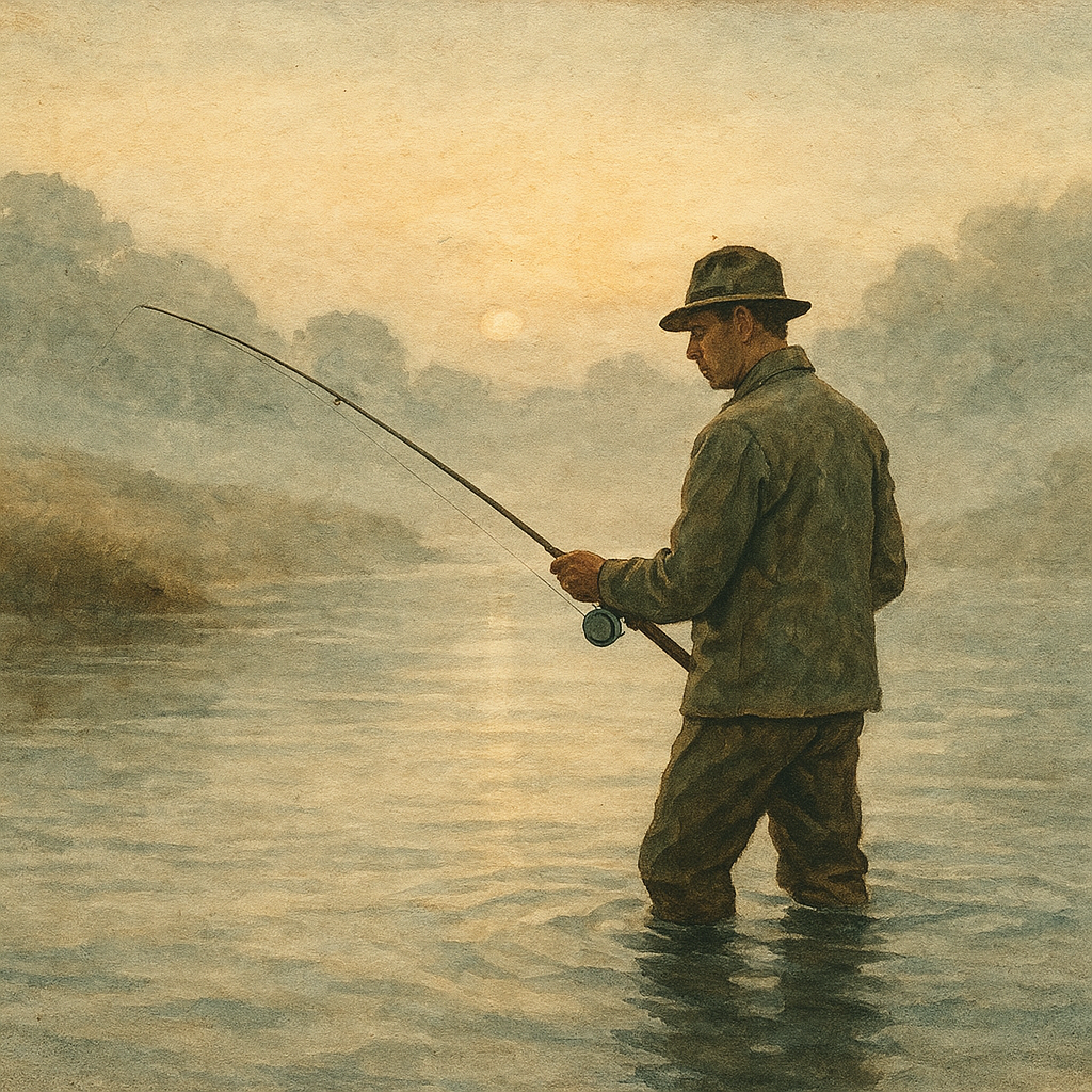 Salt on the Rocks: Watch Hill, Rhode Island, for Bass and False Albacore — vintage illustration inspired by Watch Hill in Rhode Island fishing for striped bass, false albacore