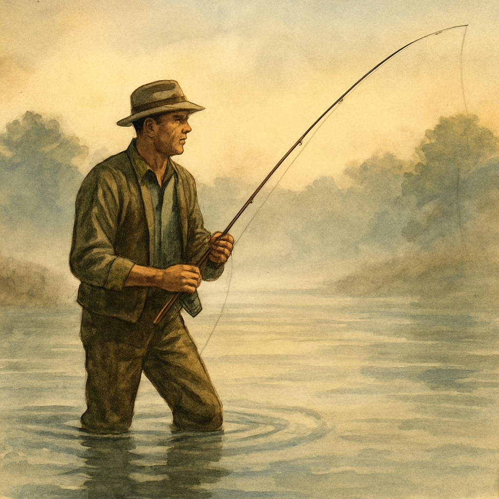 Cape Cod Chatham: Salt, Bars, and the Quiet Hunt for Stripers and Blues — vintage illustration inspired by Cape Cod (Chatham) in Massachusetts fishing for striped bass, bluefish